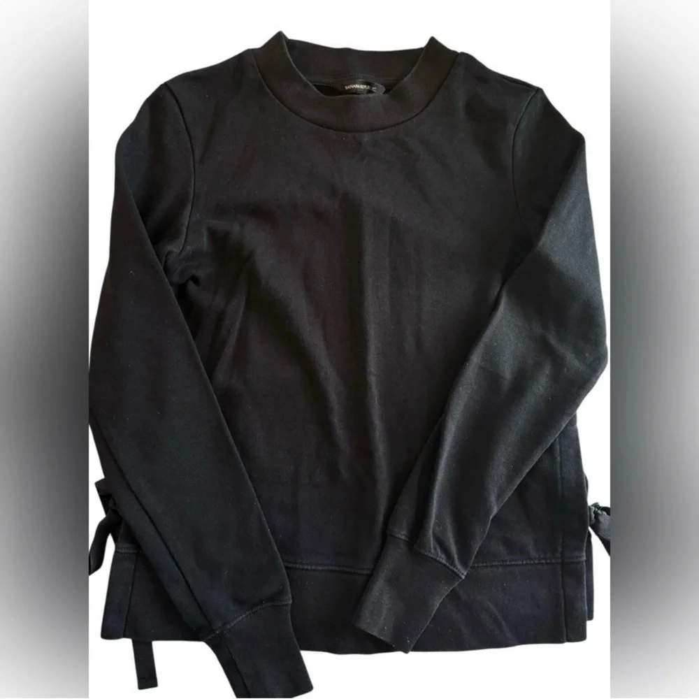 Banana Republic Side-Tie Crewneck Sweatshirt – XXS